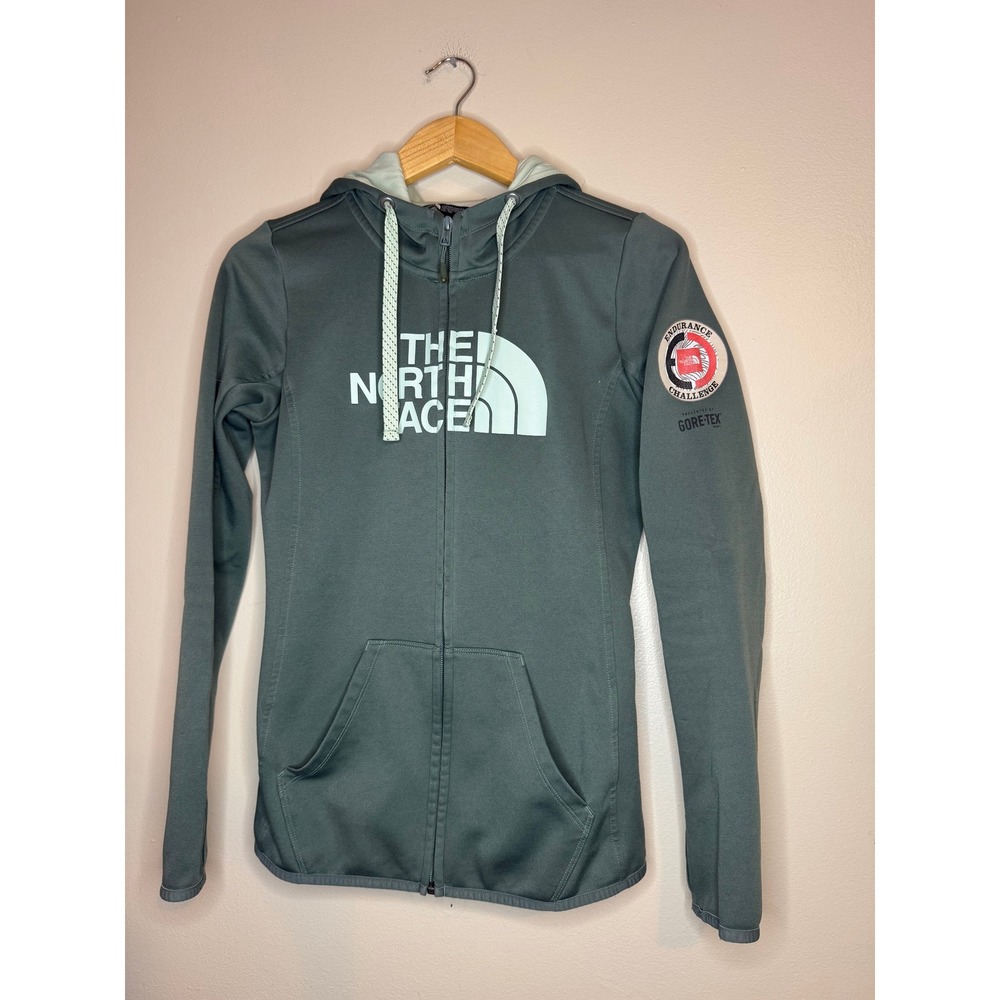 The North Face Womens Endurance Challenge Gore-Tex Full Zip Hoodie Teal XS‎